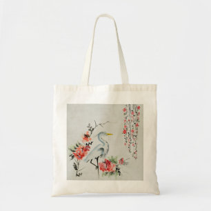 Tote Bag bel oiseau asiatique de grue