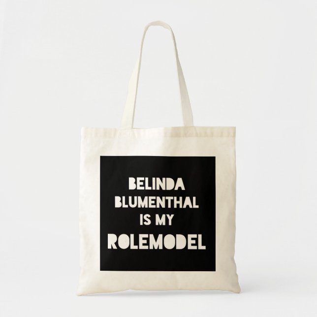 Tote Bag Belinda Blumenthal est ma référence amusante et ro (Devant)