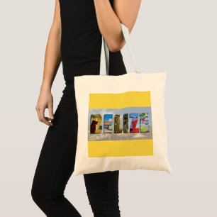 Tote Bag Belize Tropical Beach Blue Ocean Travel Photos