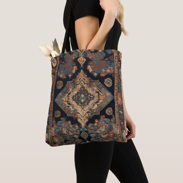 Tote Bag Belle collection de vieux Motifs à la mode persane (De près)