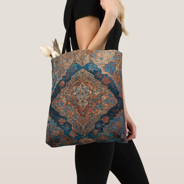 Tote Bag Belle collection de vieux Motifs persans populaire (De près)