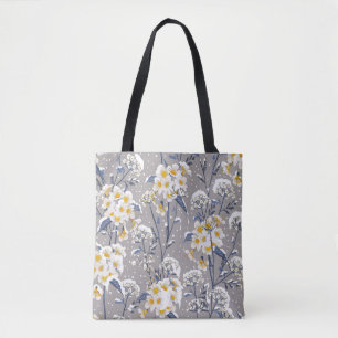 Tote Bag Belle fleur d'hiver fleurissant dans le delic de n