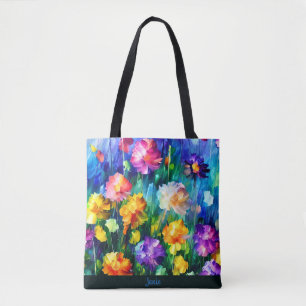 Tote Bag Belle Floral Moderne Personnalisé