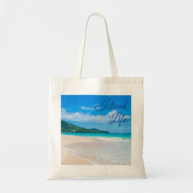 Tote Bag Belle Île Vie Plage tropicale Photo (Devant)