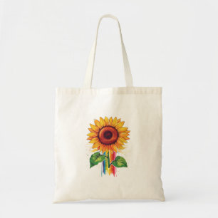 Tote Bag belle impression élégante avec tournesol