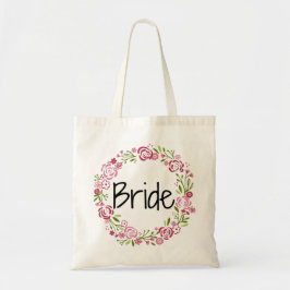Tote Bag Belle jeune mariée Fourre-tout floral