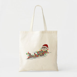 Tote Bag Belle Loupe de Noël