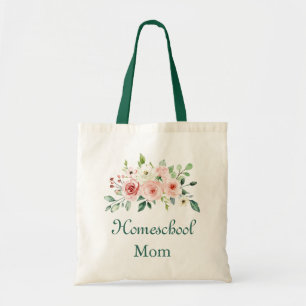 Tote Bag Belle mère d'école familiale florale