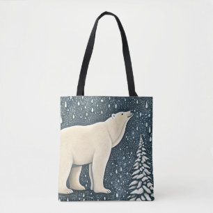 Tote Bag Belle Ours Polaire Artique