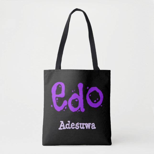 Tote Bag Belle tribu Edo (Devant)
