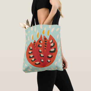 Tote Bag Belle tulipe abstraite décorative