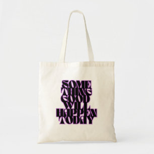 Tote Bag Belles Choses, Inspirant, Manifestation, Vert