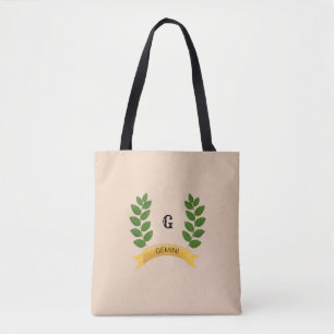 Tote Bag Belles feuilles vertes personnalisées