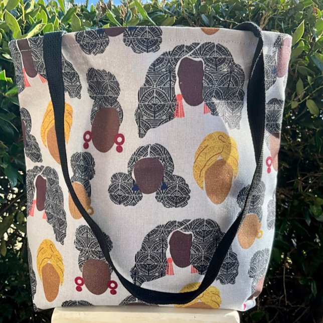 Tote Bag Belles tonalités de peau et de beaux cheveux (Créateur téléchargé)