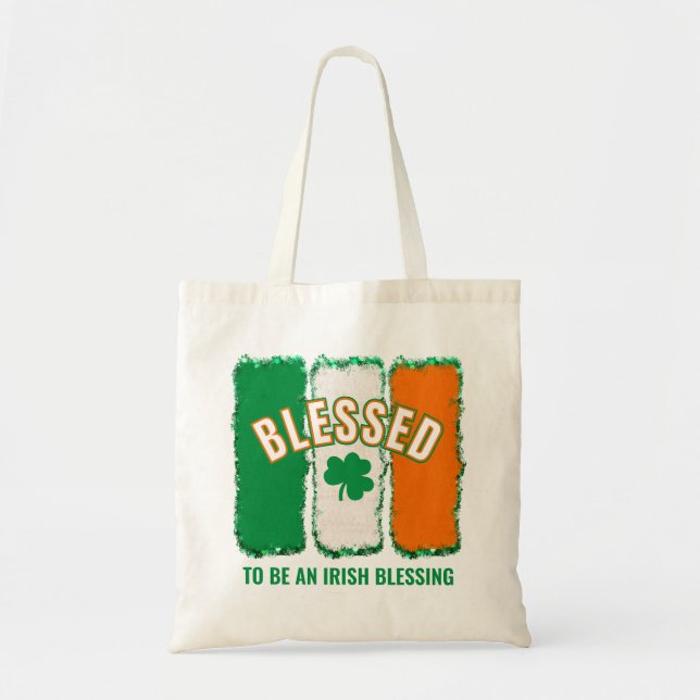 Tote Bag BÉNÉFICIÉ D'ÊTRE UN IRLANDAIS BÉNÉFICIANT DE LA St (Devant)
