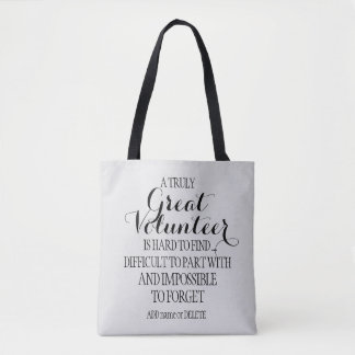 Tote Bag Bénévole Merci Volontaire Appréciation Cadeau