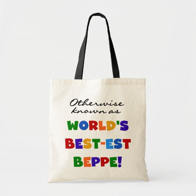 Tote Bag Beppe le plus connu (Devant)