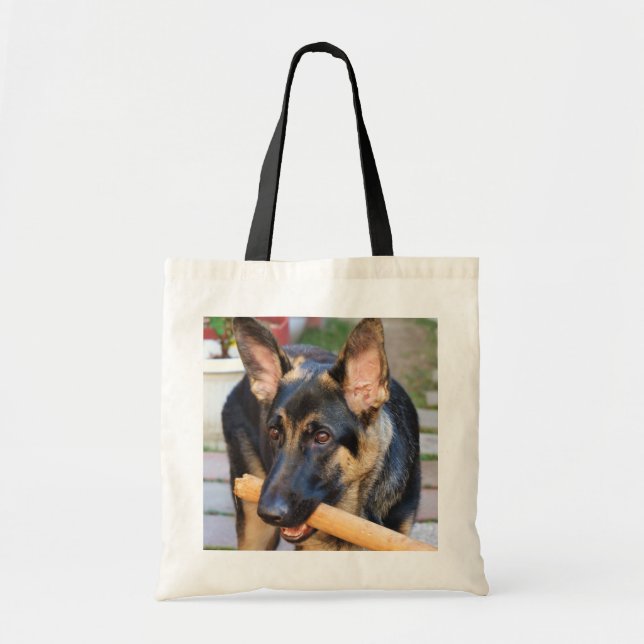 Tote Bag berger allemand par Shirley Taylor (Devant)