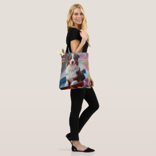 Tote Bag Berger Australien sur pagaie : Une aventure pittor