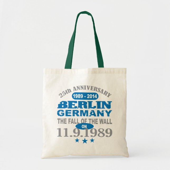 Tote Bag Berlin Mur Allemagne 25 Anniversaire (Devant)