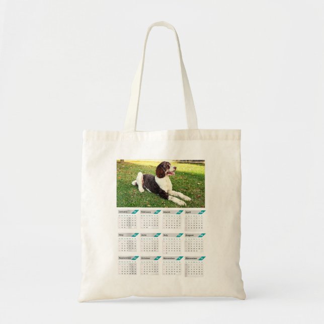 Tote Bag Bernedoodle Puppies Calendrier 2023 T Chemise (Devant)
