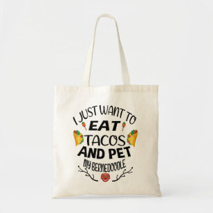 Tote Bag Bernedoodle Taco Lover Cinco De Mayo 2021