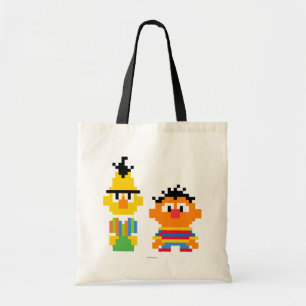 Tote Bag Bert et Ernie en pixel art