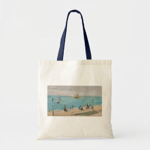 Tote Bag Berthe Morisot - Sur la plage, Les Petites-Dalles