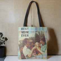 Best Mom Ever personnalisé photo keepsaké pastel p