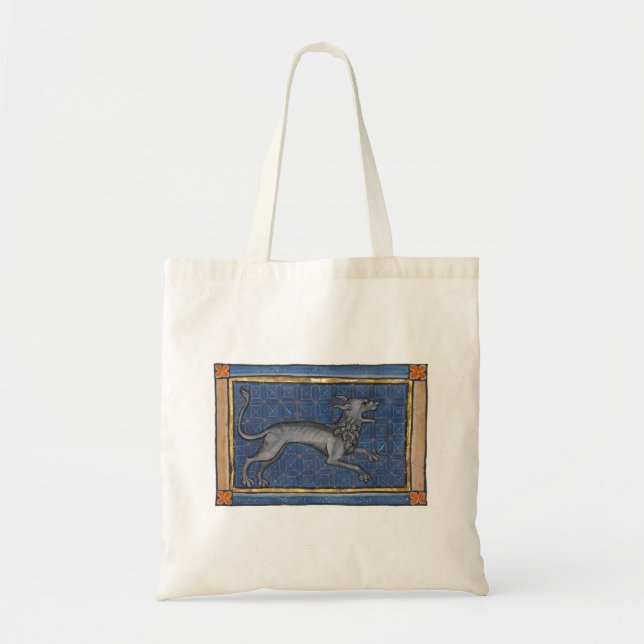 Tote Bag Bestiaire médiéval Hyena c. 1270 (Devant)