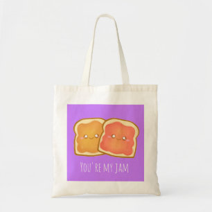 Tote Bag Beurre D'Arachide Et Jelly De Fraise