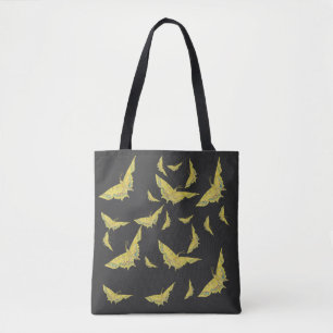 Tote Bag Beurre de l'Ancien Monde Jaune Noir