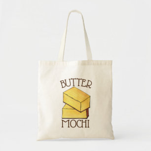 Tote Bag Beurre Mochi Hawaii HI Hawaiian Food Dessert