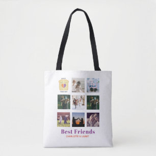 Tote Bag BFF Photo Collage Cadeau Peanutbeurre Jelly Sandwi