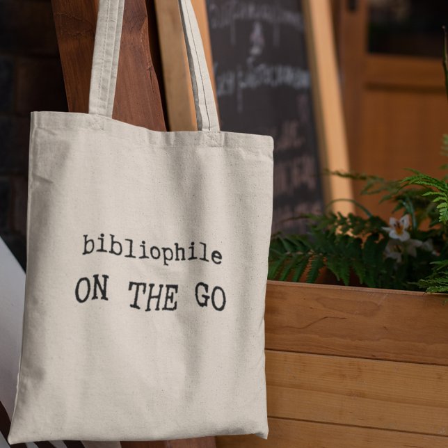 Tote Bag Bibliophile sur le Go Cool livre Lover Cadeau (Shop now and carry your favourite reads with you in style! )