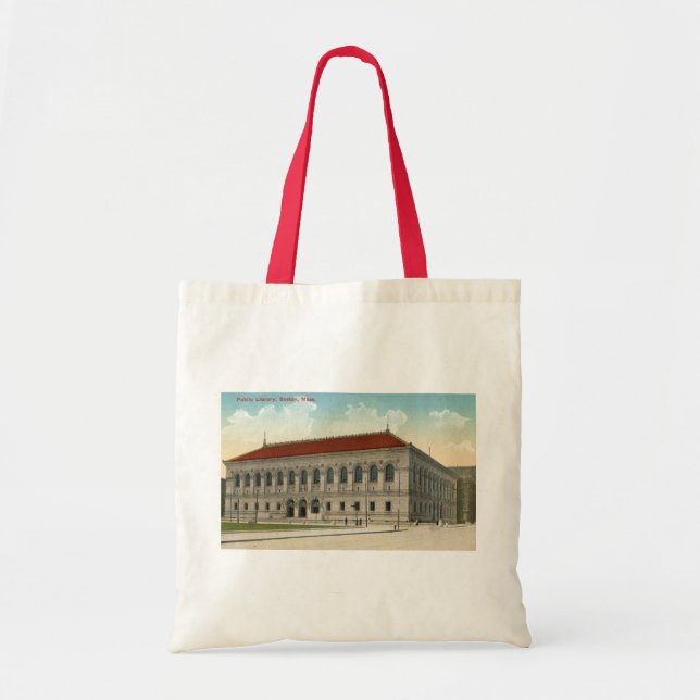 Tote Bag Bibliothèque publique, cru 1911 de Boston (Devant)