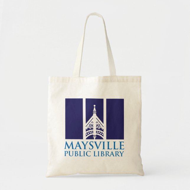 Tote Bag Bibliothèque publique fourre-tout de Maysville (Devant)