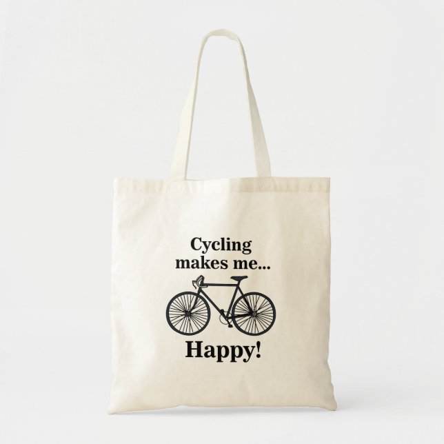 Tote Bag Bicycle Cycling Biking Cyclist (Devant)