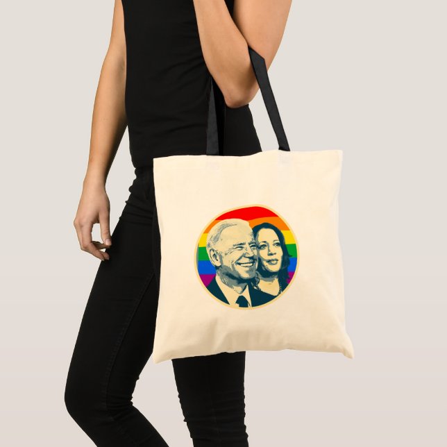 Tote Bag Biden Harris Rainbow Pride (Devant (produit))