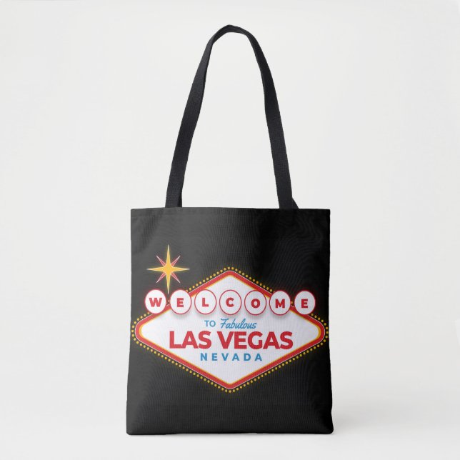 Tote Bag Bienvenue à Las Vegas (Devant)