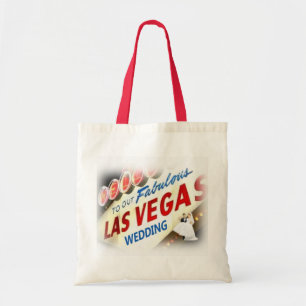 Tote Bag Bienvenue à notre Mariage mariée et chambre Las Ve