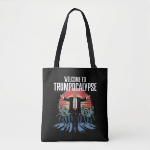 Tote Bag Bienvenue à Trump-ocalypse Drôle Trump Halloween 