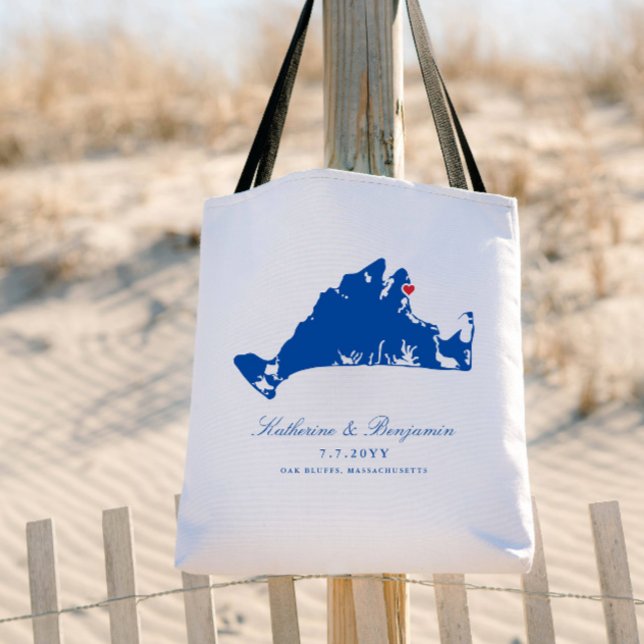 Tote Bag Bienvenue au mariage de l'Armée de Oak Bluffs sur  (Créateur téléchargé)