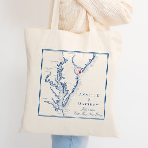 Tote Bag Bienvenue au Mariage du New Jersey du Cap May