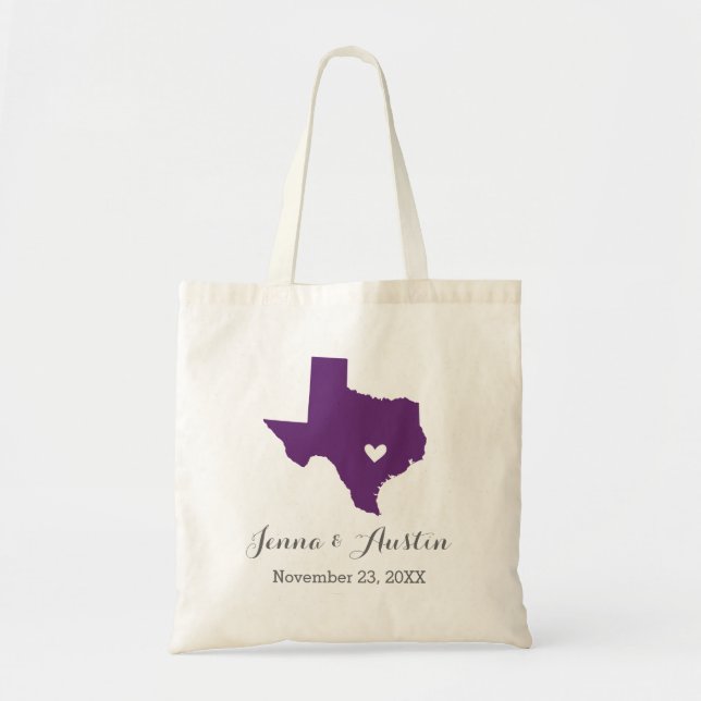 Tote Bag Bienvenue au Mariage du Texas (Devant)