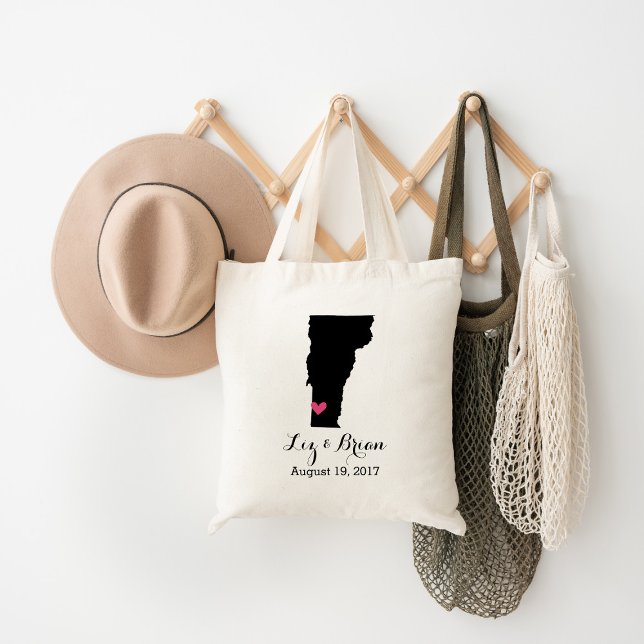 Tote Bag Bienvenue au Mariage du Vermont (Créateur téléchargé)