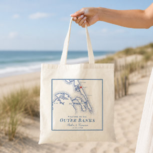 Tote Bag Bienvenue aux Outer Banks Cadeau de Mariage