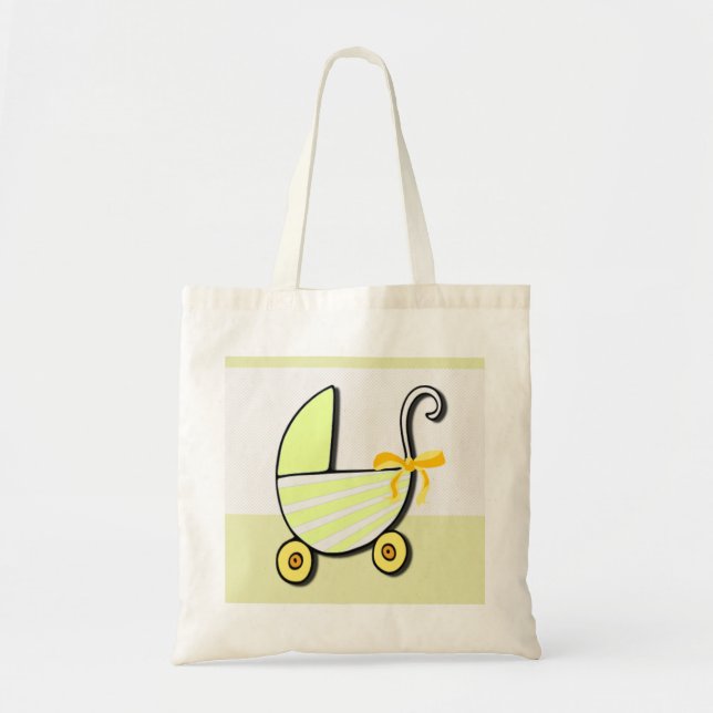 Tote Bag Bienvenue bébé ou Baby shower (Devant)