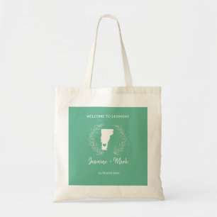 Tote Bag Bienvenue de mariage de destination Vermont  