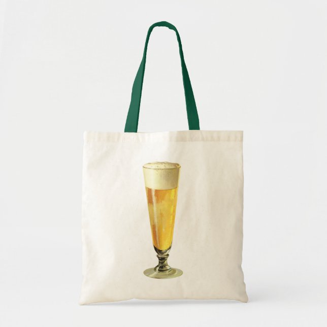 Tote Bag Bière vintage Grasse Frosty, Boisson À Alcool (Devant)